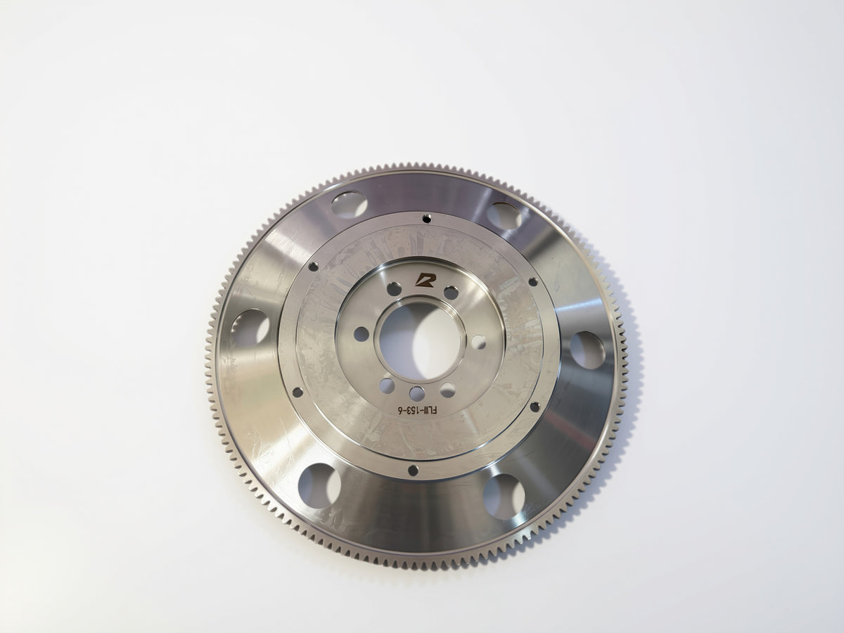 Retno 153T 6-Bolt SBC Flywheel – Polished Aluminum Finish - retnoco