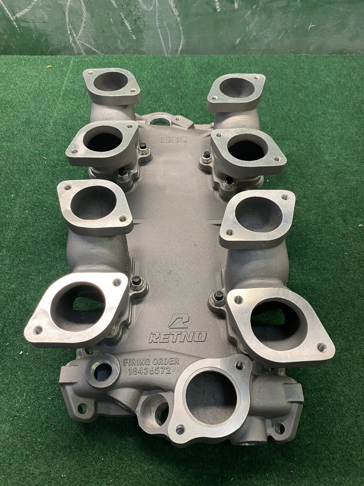 Retno Weber Style Intake Manifold 48 IDA SBC - retnoco