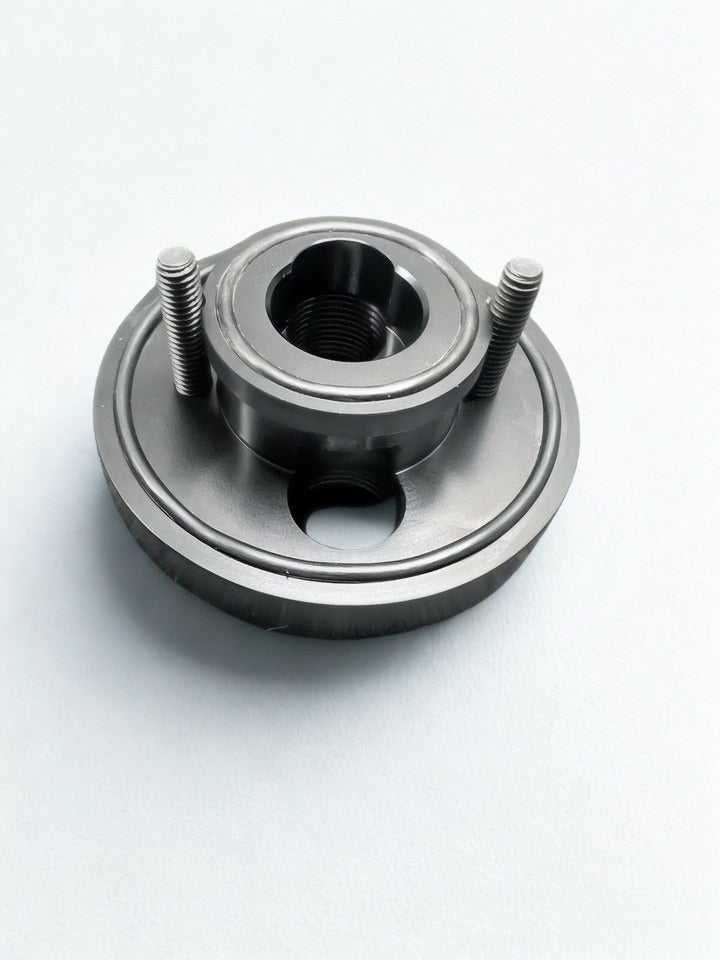 Oil Filter Bypass Adapter SBC BBC Billet Aluminum Spin On -10AN Inlet/outlet - retnoco