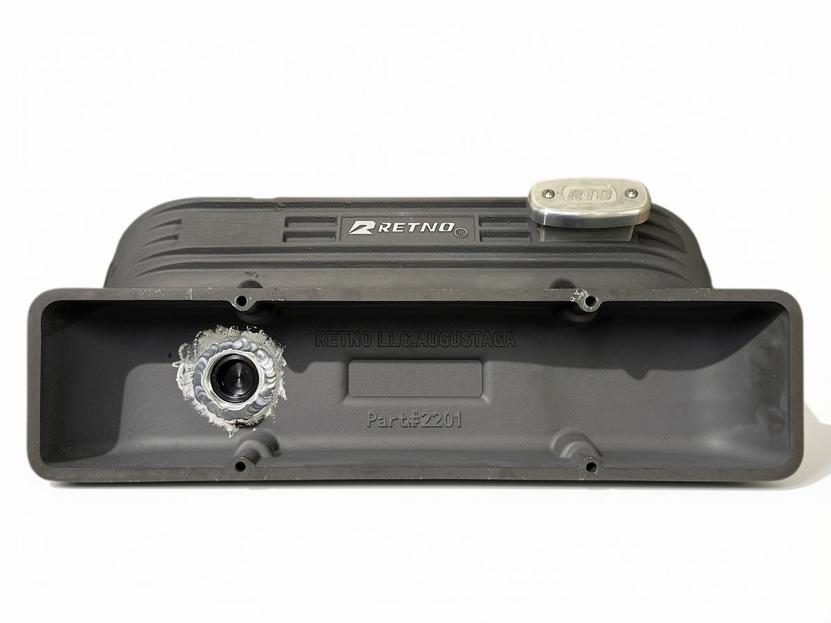 Retno SBC Sandcast Aluminum Valve Covers - retnoco