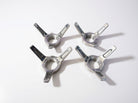 Retno Polished Aluminum Wheel Knock-Off Spinners – Set of 4 | Lola, GT40 & Grand Sport - retnoco