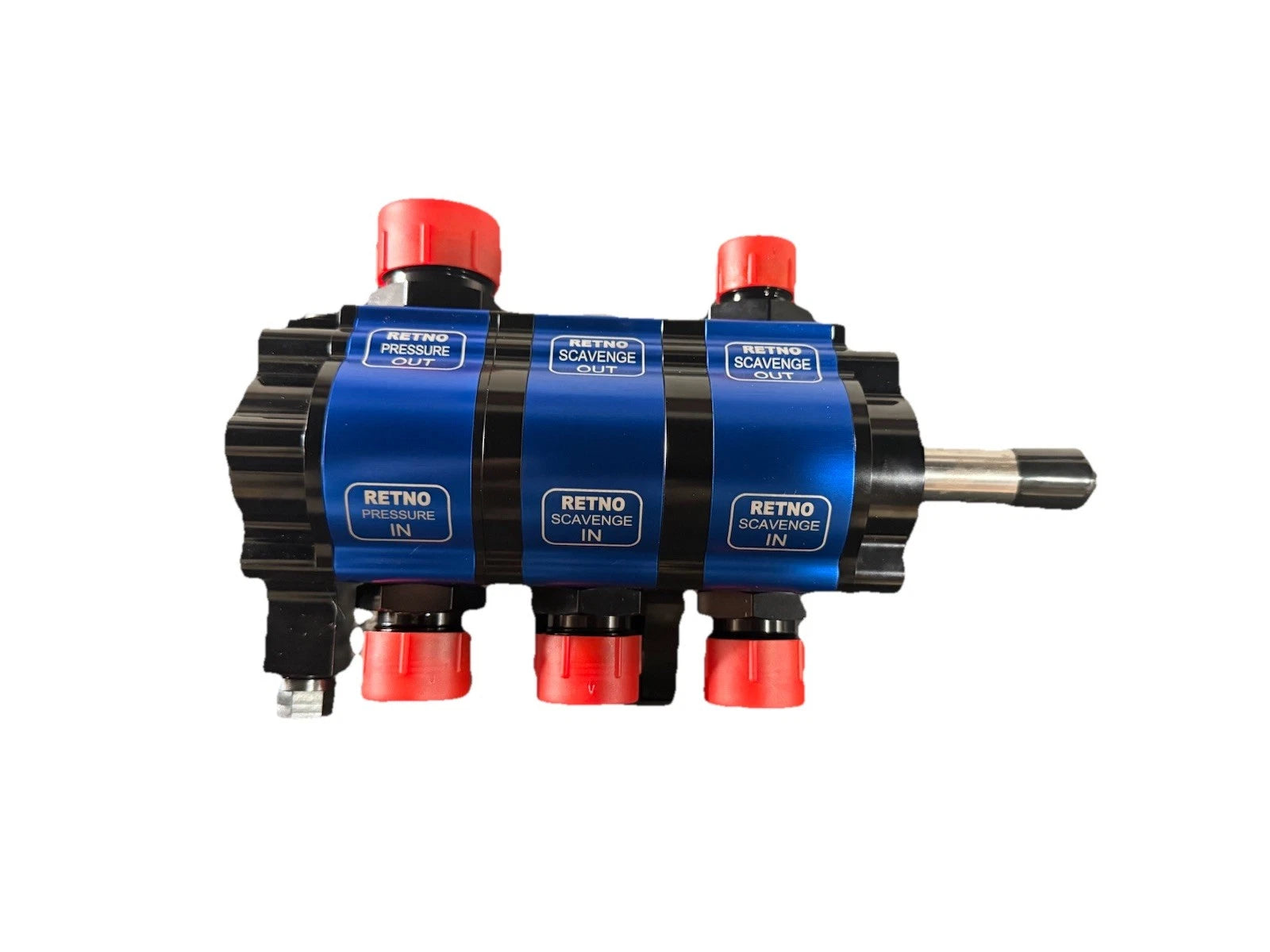 Rento Performance Three Stage Dry Sump SBC Oil Pump RH - retnoco