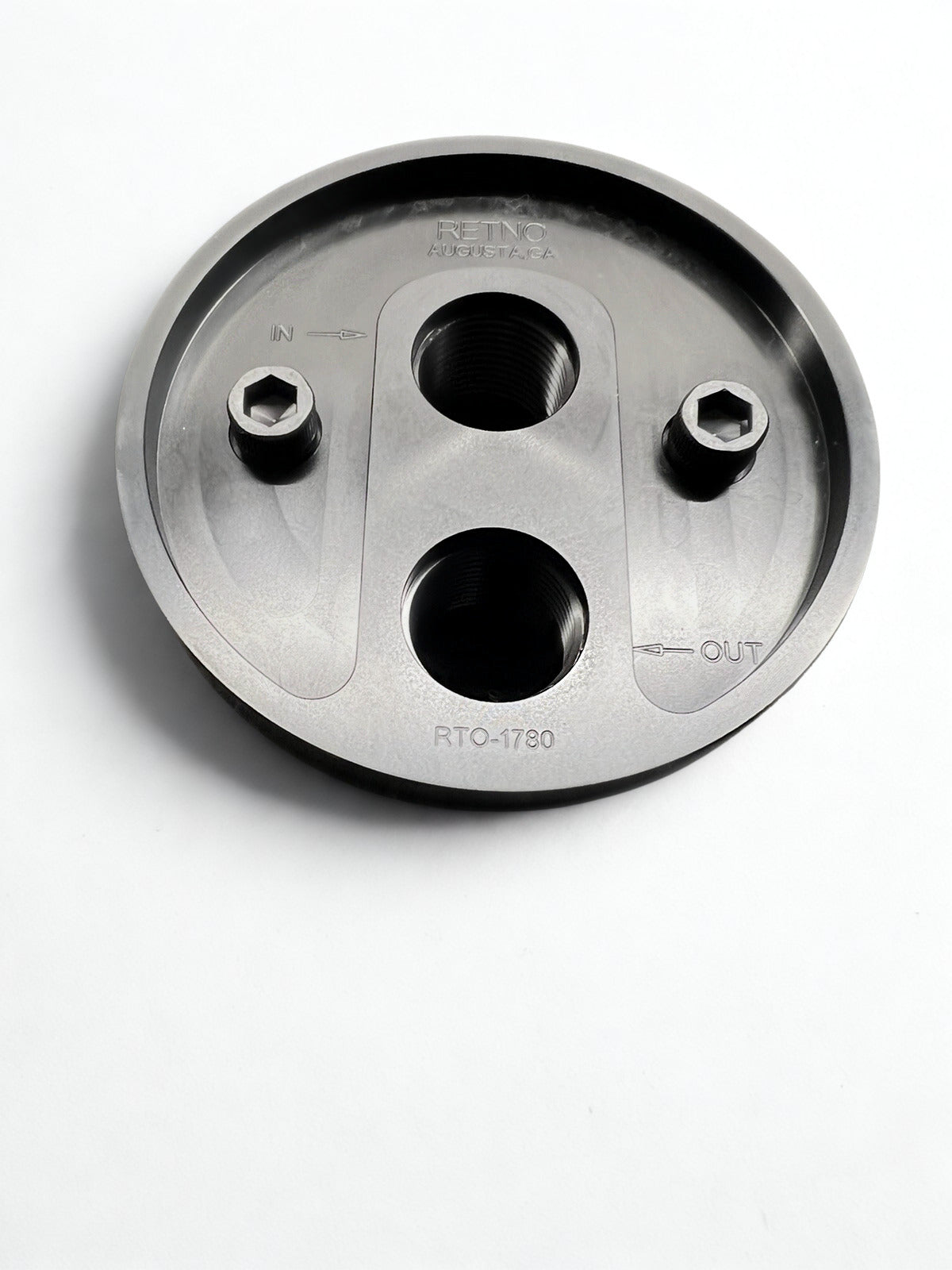 Oil Filter Bypass Adapter SBC BBC Billet Aluminum Spin On -10AN Inlet/outlet - retnoco