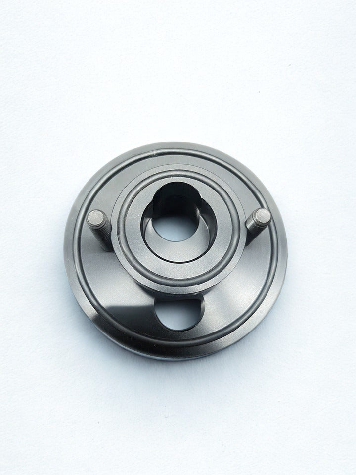 Oil Filter Bypass Adapter SBC BBC Billet Aluminum Spin On -10AN Inlet/outlet - retnoco