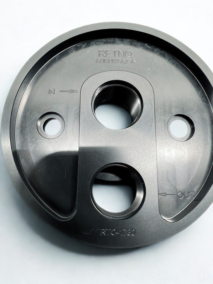 Oil Filter Bypass Adapter SBC BBC Billet Aluminum Spin On -10AN Inlet/outlet - retnoco