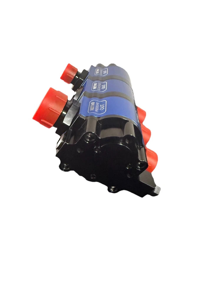 Rento Performance Three Stage Dry Sump SBC Oil Pump RH - retnoco