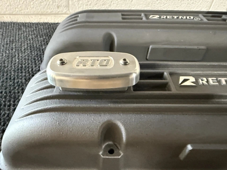 SBC Retno Aluminum Sandcast Valve Covers - retnoco