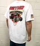 Vintage racing tshirt white tshirt