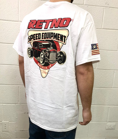 Vintage racing tshirt white tshirt